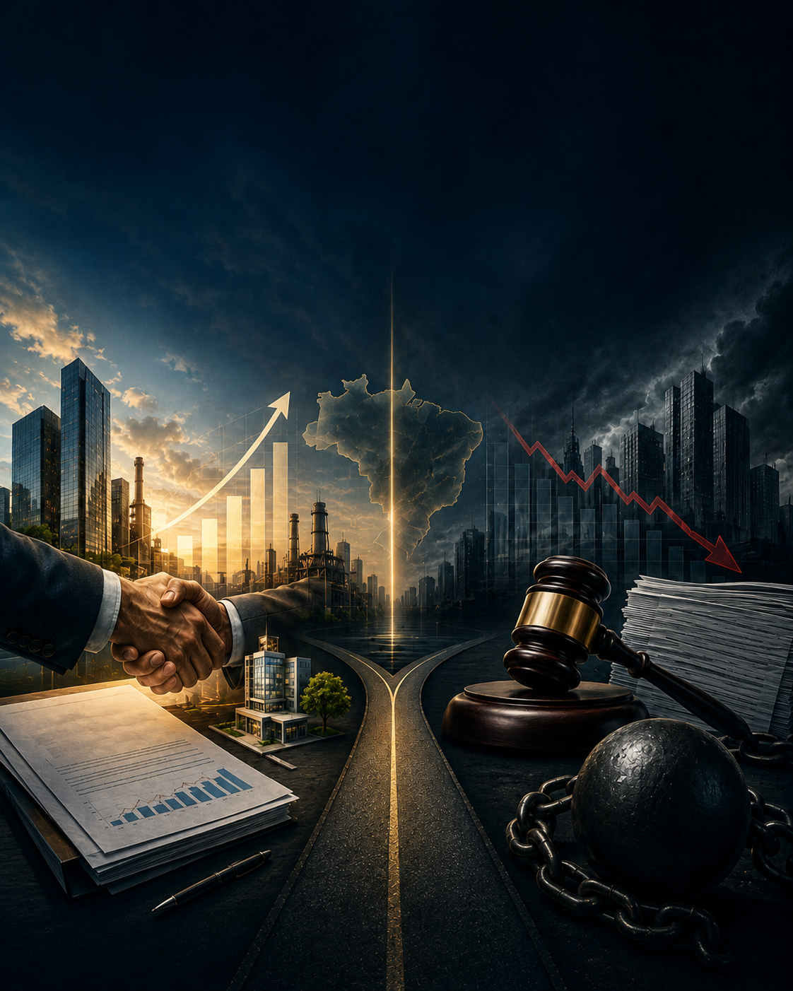 RECUPERAR EMPRESAS OU EXECUTAR DÍVIDAS? UMA ESCOLHA QUE DEFINIRÁ O FUTURO ECONÔMICO DO BRASIL